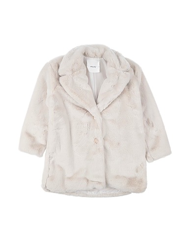 L:Ú L:Ú by MISS GRANT Teddy Coat Off white 100% Polyester