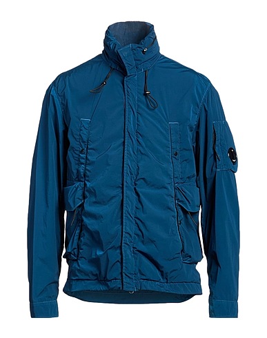 C.P. COMPANY Jacket Blue 92% Polyamide, 8% Elastane