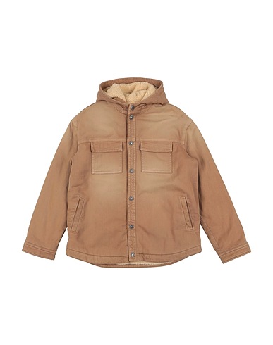 DONDUP Cappotto Cammello 92% Cotone, 6% Elastomultiestere, 2% Elastan