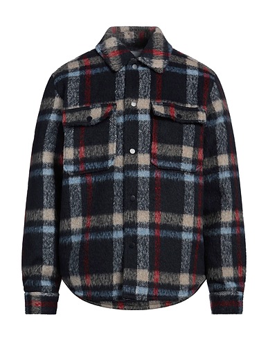 ONLY & SONS Checked shirt Midnight blue 100% Polyester