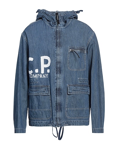 C.P. COMPANY Denim jacket 100% Cotton, Polyurethane resin