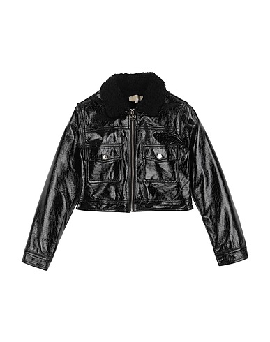MICHAEL KORS KIDS Jacke Schwarz 100% Viskose, Polyurethan Beschichtet