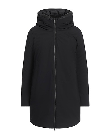 BOMBOOGIE Shell  jacket Black 77% Nylon, 23% Elastane