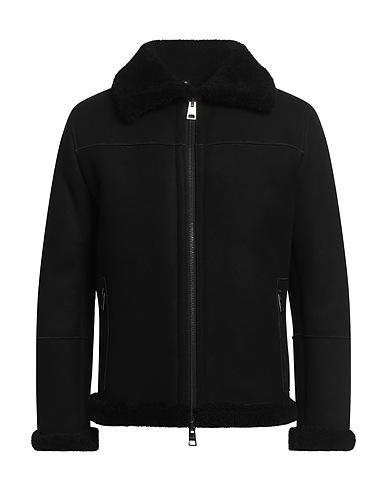 DACUTE Teddy Coat Black 100% Shearling