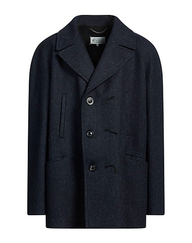 MAISON MARGIELA Coat Midnight blue 100% Wool