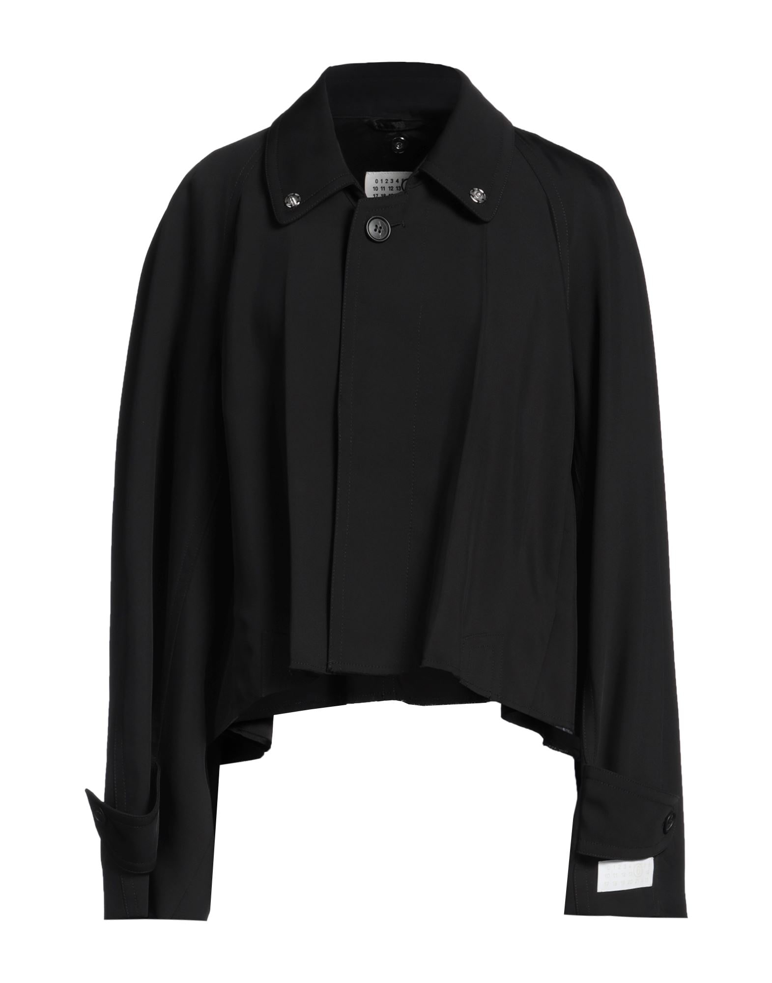 MM6 Maison Margiela ダブルブレストジャケット ブラック MM6 Maison Margiela レザージャケット | ブラック | FARFETCH JP