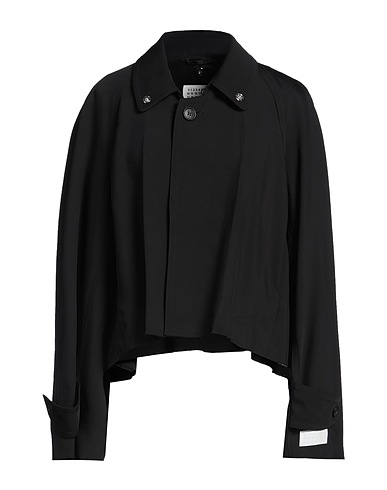 MM6 MAISON MARGIELA Jacket Black 61% Polyamide, 39% Viscose