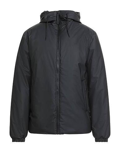 RAINS Jacket Black 100% Polyester