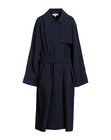 MICHAEL MICHAEL KORS Overcoats & Trench Coats BLU NAVY 70% Triacetate, 30% Polyester