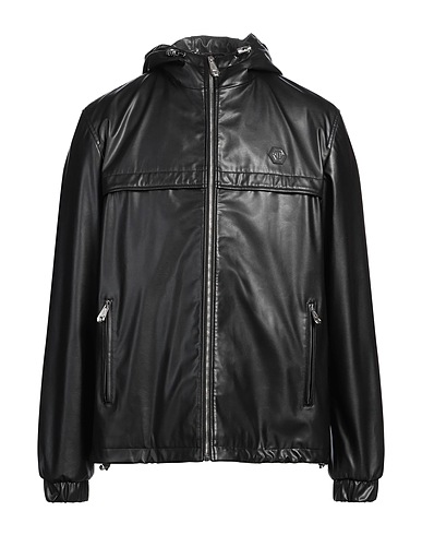 PHILIPP PLEIN Jacke Schwarz 60% Polyurethan, 40% Polyester