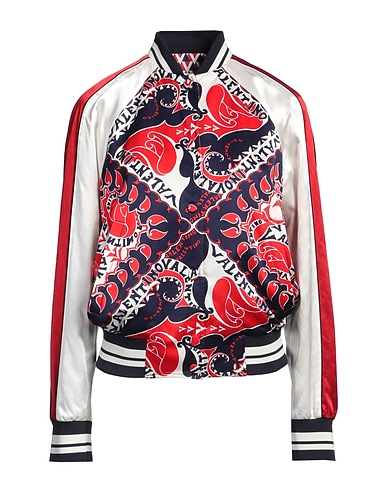 VALENTINO GARAVANI Bomberjacke Rot 65% Viskose, 35% Baumwolle