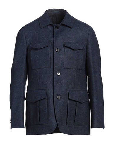 CARUSO Jacke Marineblau 100% Wolle