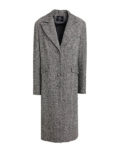 CRISTINAEFFE Coat Black 75% Polyester, 20% Acrylic, 5% Other Fibres