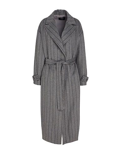 CRISTINAEFFE Coat Grey 70% Polyester, 30% Wool