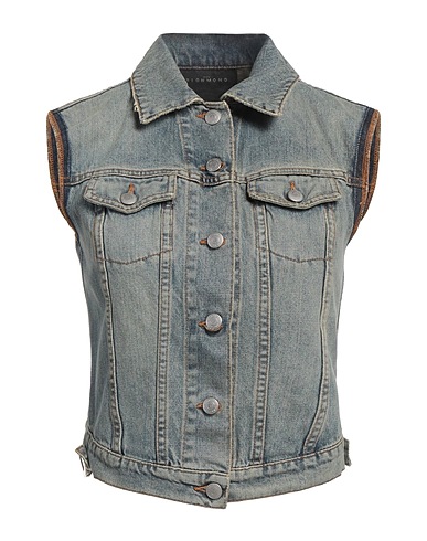 JOHN RICHMOND Denim jacket Blue 100% Cotton