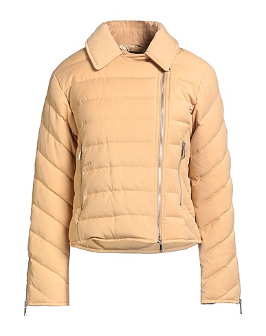 ADD Steppjacke Beige 56% Polyester, 24% Viskose, 18% Wolle, 2% Elastan