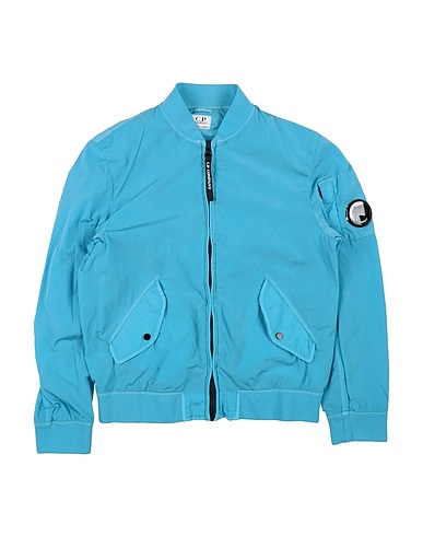 C.P. COMPANY UNDERSIXTEEN Giubbotto Celeste 100% Poliammide