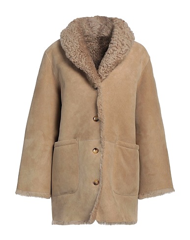 TRUE RELIGION Giubbotto Pelle Sabbia 100% Pelle di agnello