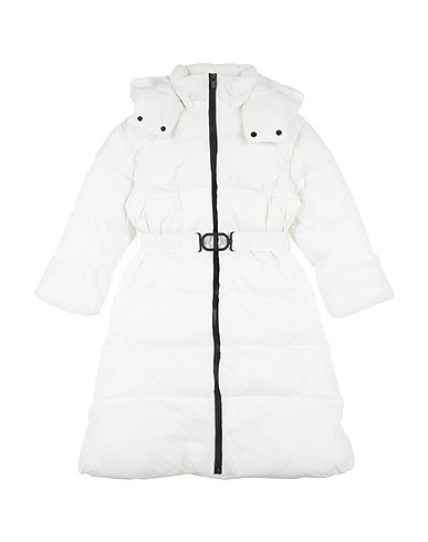 TWINSET Shell jacket White 100% Polyamide, Polyester, Elastane