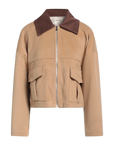 VICOLO Jacket Beige 92% Polyester, 8% Elastane
