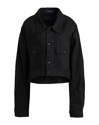 REGULATION YOHJI YAMAMOTO Giubbotto jeans Nero 100% Lino