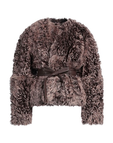 ULLA JOHNSON Teddy Coat Mauve Shearling