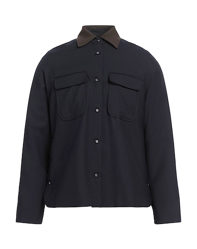 OFFICINE GÉNÉRALE Jacket Midnight blue 100% Virgin Wool