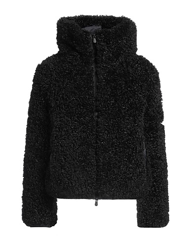 SAVE THE DUCK Teddy Coat Black 100% Recycled polyester
