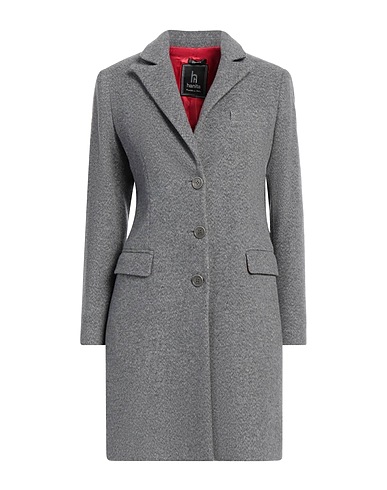 HANITA Coat Grey 40% Wool, 35% Acrylic, 20% Polyester, 5% Other Fibres