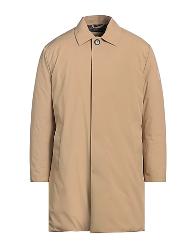 LIU •JO MAN Coat BEIGE 89% Polyester, 11% Elastane