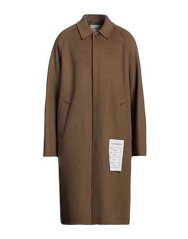AMARANTO Coat KHAKI 95% Wool, 5% Cashmere