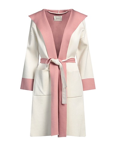 VICOLO Full-length jacket Off white 50% Viscose, 28% Polyester, 22% Nylon
