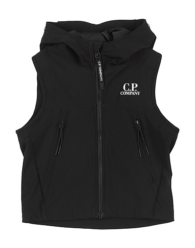 C.P. COMPANY UNDERSIXTEEN Weste Schwarz 92% Polyester, 8% Elastan