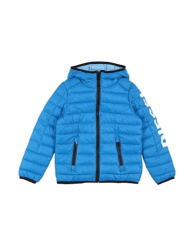 DIESEL Shell jacket Azure 100% Polyamide