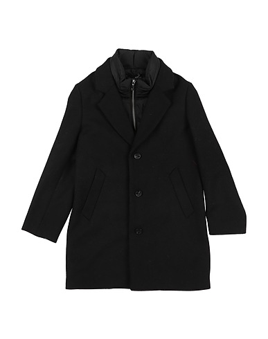 ANTONY MORATO Coat Black 47% Polyester, 40% Wool, 10% Synthetic fibers, 3% Cashmere