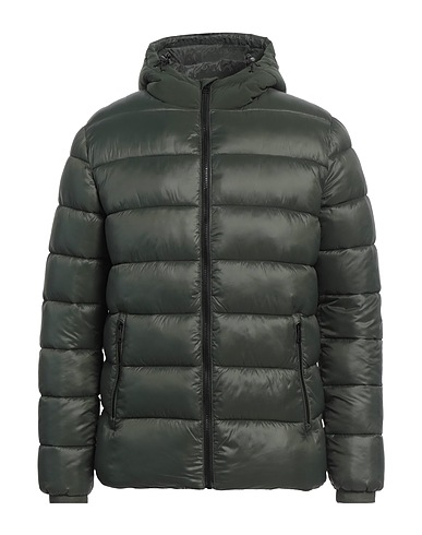 S!LAB Shell jacket Dark green 94% Polyester, 6% Elastane, Polyamide