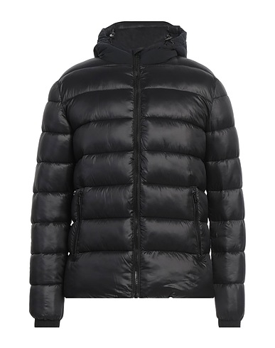 S!LAB Piumino Nero 94% Poliestere, 6% Elastan, Poliammide