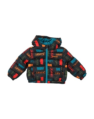 LEVI'S Shell jacket Black 100% Recycled polyester