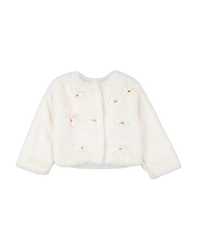 MISS GRANT Teddy Coat Cream 100% Polyester