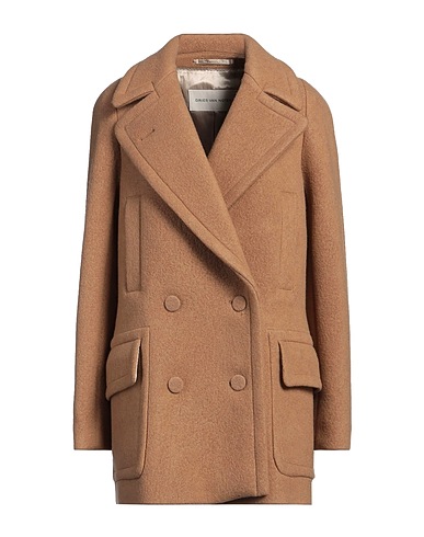 DRIES VAN NOTEN Coat Camel 100% Wool