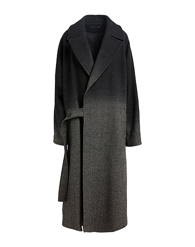Y'S YOHJI YAMAMOTO Coat Charcoal 70% Wool, 18% Polyester, 7% Nylon, 5% Acrylic