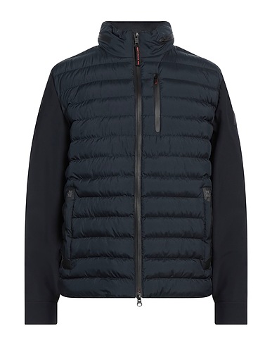 NORTH SAILS Shell jacket Navy blue 100% Cotton, Recycled polyamide, Elastane