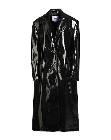 MSGM Full-length jacket Black 100% Polyester