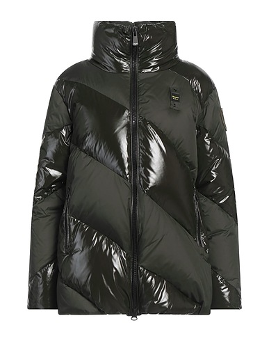 BLAUER. Shell  jacket Dark green 100% Polyamide