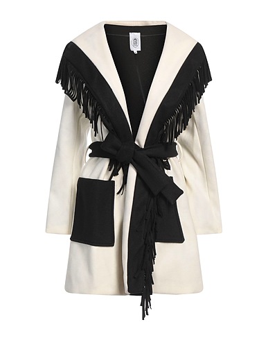 LE VOLIÈRE Coat White 100% Polyester
