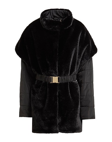 CLIPS MORE Teddy Coat Black 100% Polyester