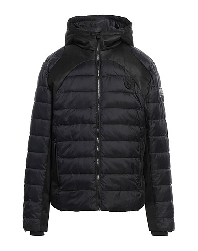 PLEIN SPORT Shell  jacket Black 100% Nylon, Polyester
