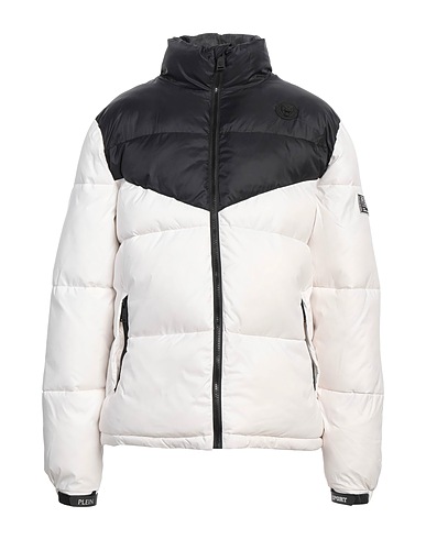 PLEIN SPORT Steppjacke Weiß 100% Nylon