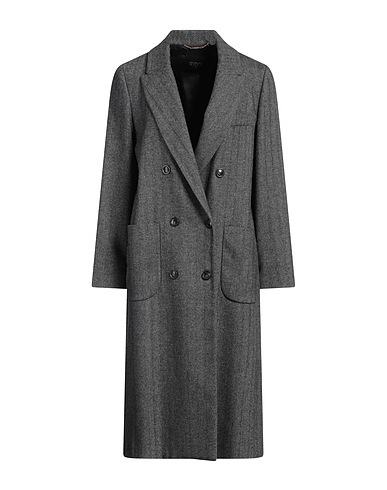 SEVENTY VENEZIA Coat Charcoal 40% Acrylic, 30% Wool, 20% Polyester, 6% Polyamide, 4% Other Fibres