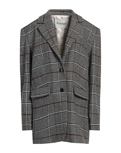 RODEBJER Coat Black 50% Wool, 25% Polyester, 15% Acrylic, 5% Polyamide, 5% Other Fibres